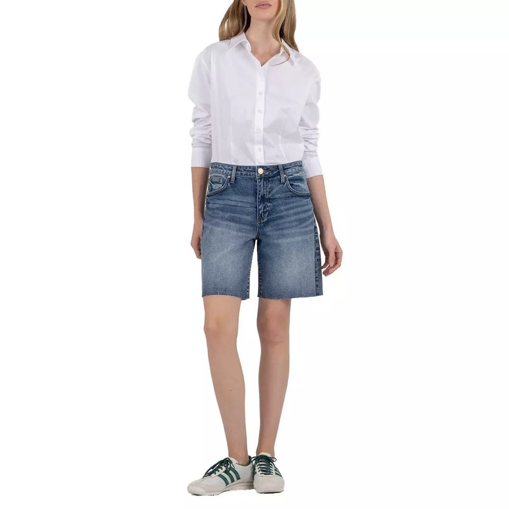 NWT KUT from the Kloth High Rise Hailey Bermuda